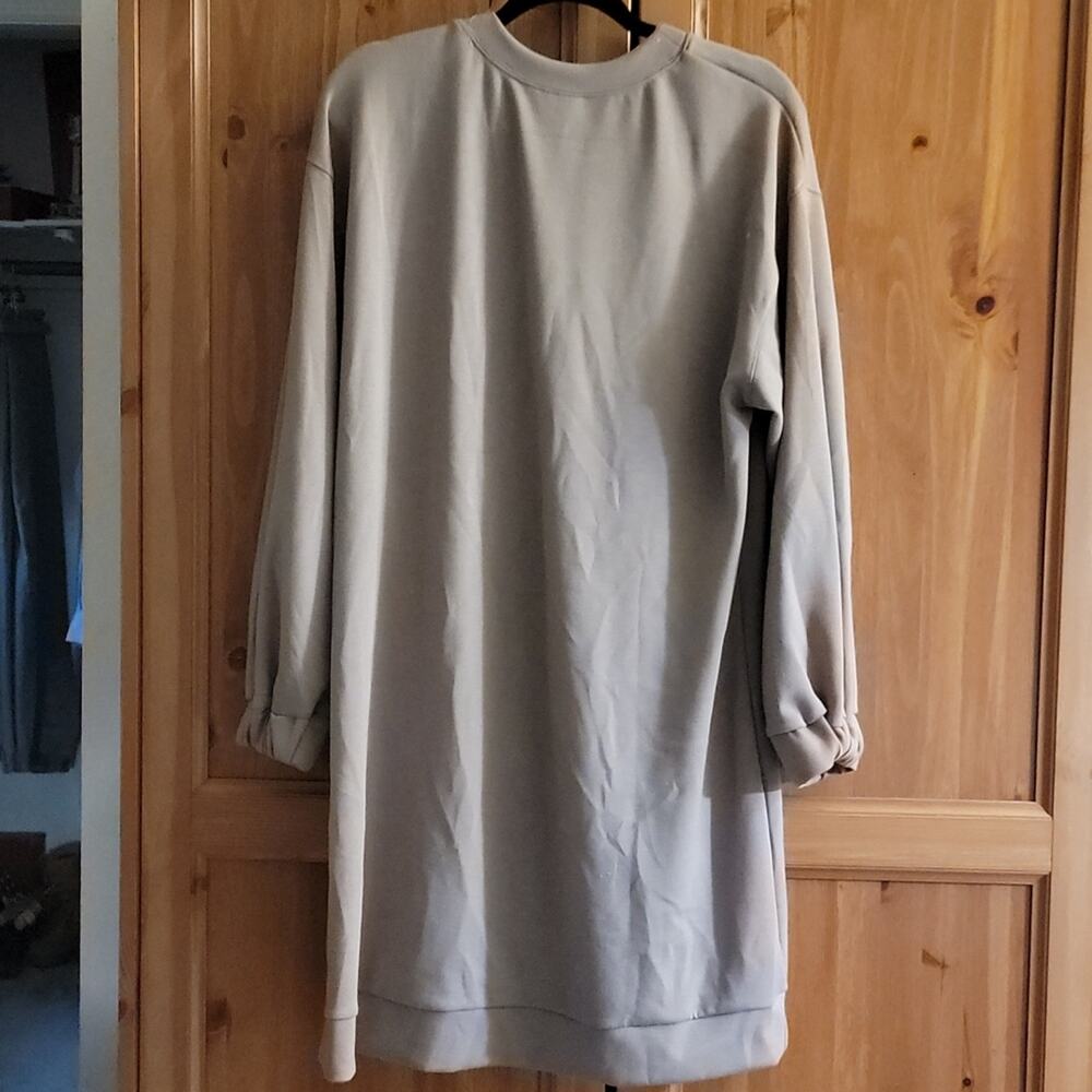 Magaschoni Long Sleeve Drop Shoulder Dress Size XL NWT - Picture 5 of 5
